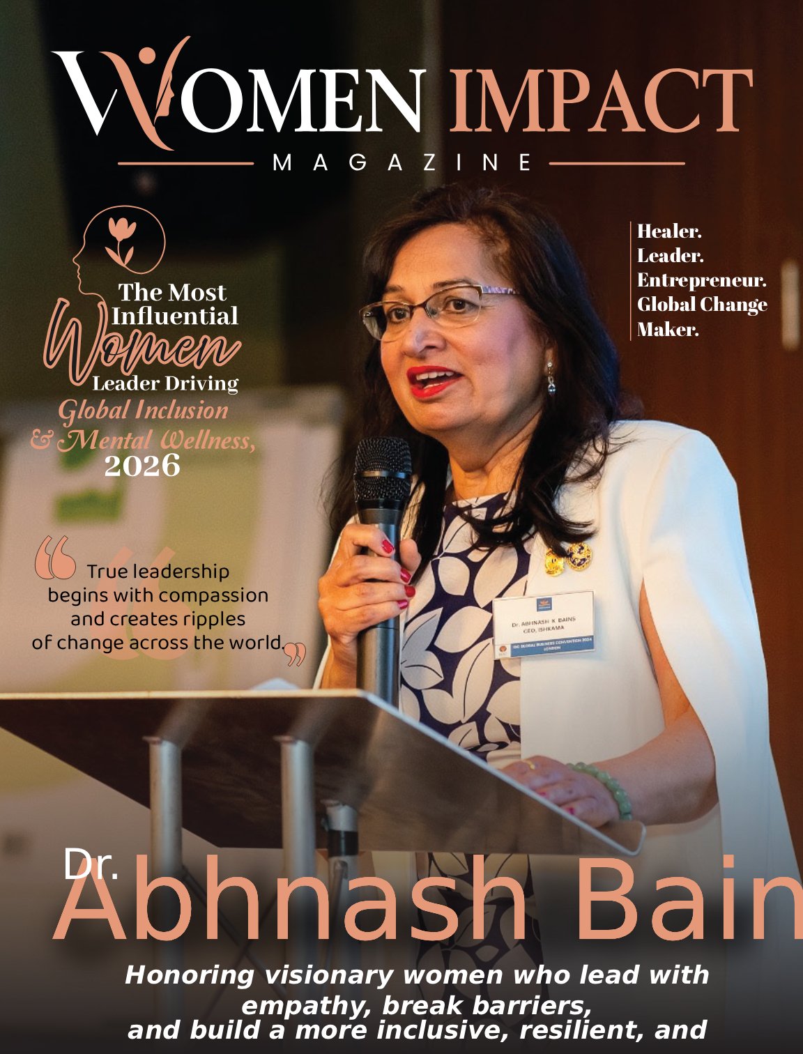 The Most Influential Women Leader Driving Global Inclusion & Mental Wellness, 2026