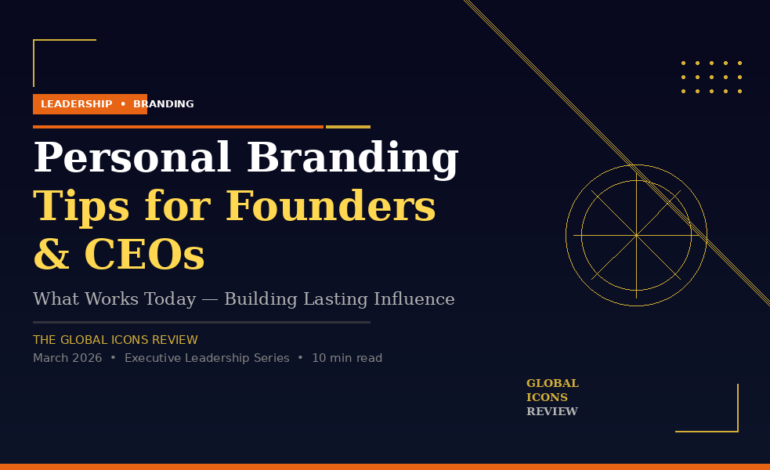  Personal Branding Strategies for Founders & CEOs in the Modern Business Era